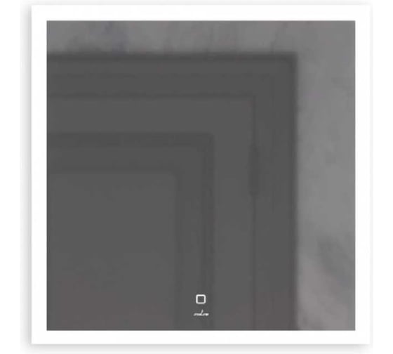 Зеркало MIXLINE Норма ЭКОНОМ 700_700 ШВ сенсорный выкл, светодиодная подсветка 558699