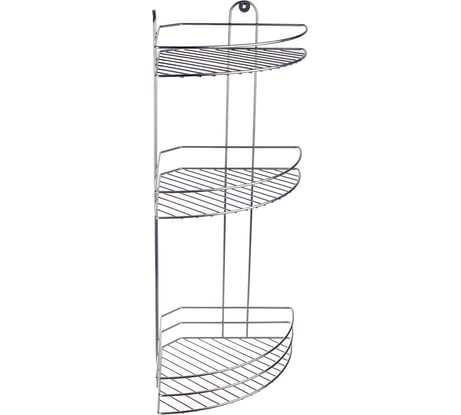 Полка для ванной Rosenberg 3-х ярусная, угловая RUS-385003-3