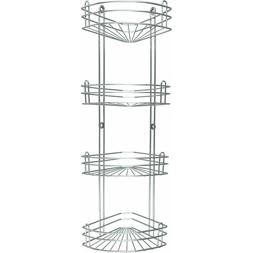 Полка для ванной комнаты Termo SWR-1003 трёхъярусная угловая, металл