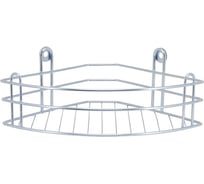 Полка для ванной Rosenberg 1-ярусная, угловая RUS-385019-1 Zn