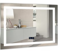 Зеркало MIXLINE "Ливия-6" 1000х800 (ШВ) сенсорный выключатель,часы, термометр, Bluetooth+ подогревх 548624