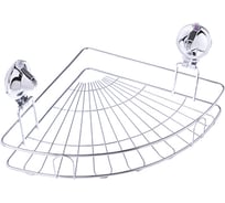 Угловая полка VETTA хром, вакуумное крепление, 179x86x150 мм 463-831