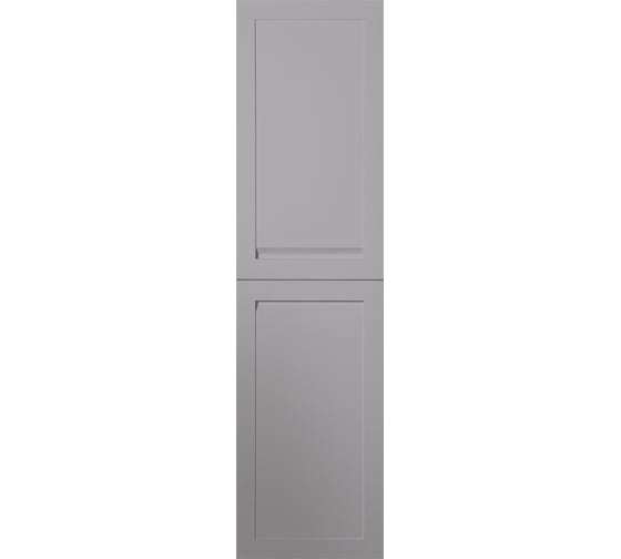 Шкаф подвесной с двумя распашными дверцами Art&Max PLATINO светло-серый матовый, 400×300×1500 мм, AM-Platino-1500-2A-SO-GCM