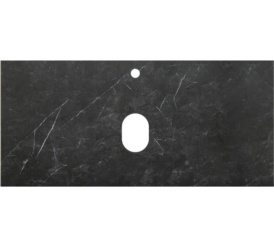 Столешница из керамогранита BelBagno, 900×460 мм, Marmo Nero Opaco, KEP-90-MNO