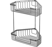 Полка угловая двойная Maretti хром AC58R335-2