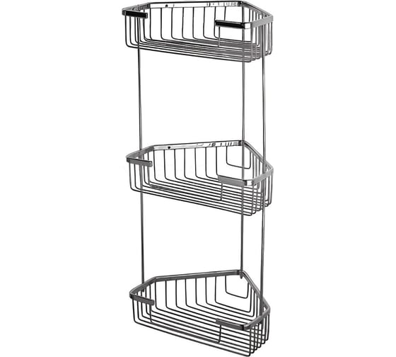 Полка угловая тройная Maretti хром AC58R335-3