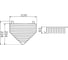 Полка угловая Maretti хром AC58R335-1 2