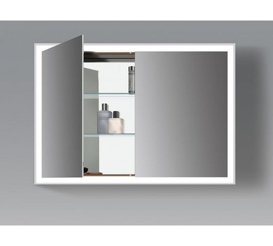 Зеркальный шкаф с подсветкой Duravit L-Cube LC755200000 00289700