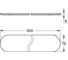 Стеклянная полочка Grohe Selection 600 мм, без держателя 41057000 4