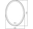 Зеркало Silver Mirrors Италия 570х770 - 3 (подогрев, часы, сенсорный выключатель) зеркало ФР-00001056 2