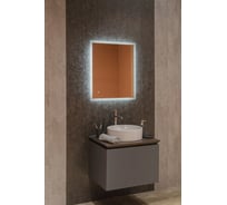 Зеркало Silver Mirrors Norma - Lite 600х700 (алюминиевый профиль, сенсорный выключатель, гор/вер крепления) LED-00002960