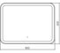 Зеркало Silver Mirrors Malta - Lite 800х600 - 2 (открытая LED-подсветка, сенсорный выключатель, подогрев) LED-00002845 3