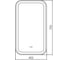 Зеркало Silver Mirrors Мальта - 2 400х700 (подогрев, сенсорный выключатель) зеркало LED-00002552 2