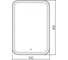 Зеркало Silver Mirrors Мальта 550х800 - 3.1 (ЖК-часы, подогрев, сенсорный выключатель) зеркало LED-00002625 12