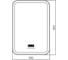 Зеркало Silver Mirrors Мальта - 6 550х800 (модуль мфм+подогрев, выключатель-сенсор) зеркало ФР-00001219 2
