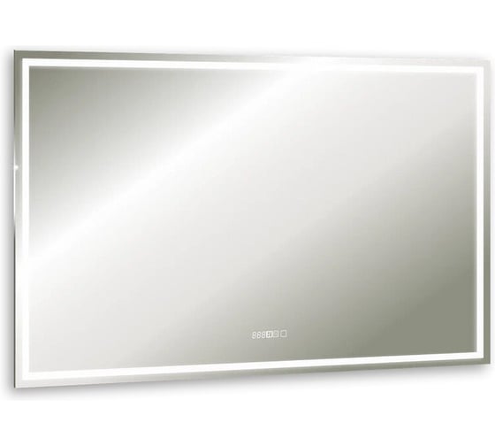 Зеркало Silver Mirrors Ливия 1200х800 - 3 (двойной подогрев,часы, сенсорный выключатель) зеркало LED-00002346