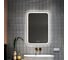 Зеркало Silver Mirrors Мальта - 4 550х800 (часы, сенсорный выключатель) зеркало ФР-00001217 3