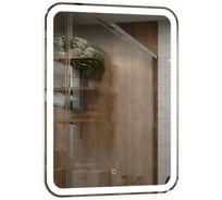 Зеркало Silver Mirrors Malta - Lite 600х800 - 2 (открытая LED-подсветка, сенсорный выключатель, подогрев) LED-00002688