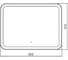 Зеркало Silver Mirrors Malta - Lite 800х600 (открытая LED-подсветка, сенсорный выключатель) LED-00002832 2
