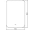 Зеркало Silver Mirrors Паллада 550х800 - 2.2 (ТХ, подогрев, сенсорный выключатель) зеркало LED-00003004 4