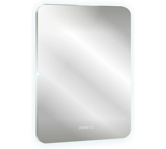 Зеркало Silver Mirrors Паллада 550х800 - 4 (сенсорный выключатель, часы) зеркало LED-00002550