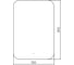 Зеркало Silver Mirrors Паллада 550х800 (бесконтактный сенсор) зеркало LED-00002700 2