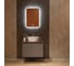 Зеркало Silver Mirrors Stiv - Lite 500х700 - 4(открытая подсветка, cенсорный выключатель, часы) зеркало LED-00002836 1