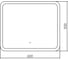 Зеркало Silver Mirrors Stiv - Lite 600х500 (открытая подсветка, бесконтактный сенсор) LED-00002963 2
