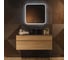 Зеркало Silver Mirrors Stiv - Lite 700х685 - 2 (открытая подсветка, cенсорный выключатель, подогрев) LED-00002683 1