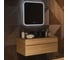 Зеркало Silver Mirrors Stiv - Lite 700х685 - 2 (открытая подсветка, cенсорный выключатель, подогрев) LED-00002683 6