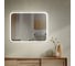 Зеркало Silver Mirrors Stiv neo - 3 1000х800 (Сенсорный выключатель, подогрев, часы внешней настройки) LED-00002398 1