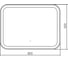 Зеркало Silver Mirrors Stiv neo 1000х800 (бесконтактный сенсор) LED-00002701 2