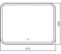 Зеркало Silver Mirrors Stiv neo-RGB 915х685 (cенсорный выключатель,мульти-цвет) LED-00002888 2