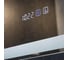 Зеркало-шкаф Silver Mirrors Фиджи BLACK 50 - 4.2 правый, часы, ТХ, сенсорный выключатель LED-00002726 8