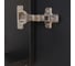 Зеркало-шкаф Silver Mirrors Фиджи BLACK 50 - 4.2 правый, часы, ТХ, сенсорный выключатель LED-00002726 9