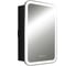 Зеркало-шкаф Silver Mirrors Фиджи BLACK 60 - 4.2 левый, часы, ТХ, сенсорный выключатель LED-00002725 1