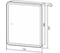 Зеркало-шкаф Silver Mirrors Фиджи Flip 70 ИК 700х800, бесконтактный сенсор LED-00002977 2