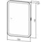 Зеркало-шкаф Silver Mirrors Фиджи Flip 50 ИК (500х750, бесконтактный сенсор) LED-00002656 3