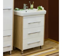 Тумба Sanflor Ларго 60 швейцарский вяз/белый, под раковину Фостер 60 С0002107