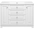 Тумба напольная Brevita Ларго-120 белая матовая с 3 ящиками + раковина УТ000023208 5
