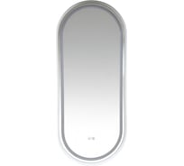 Зеркало овальное Azario Блейк 500*1200*50 c LED диммером, подогревом, сенсорный выключатель, матовый белый 2700k-4000k-6500k (25Вт) АZ-LED011725 00104060