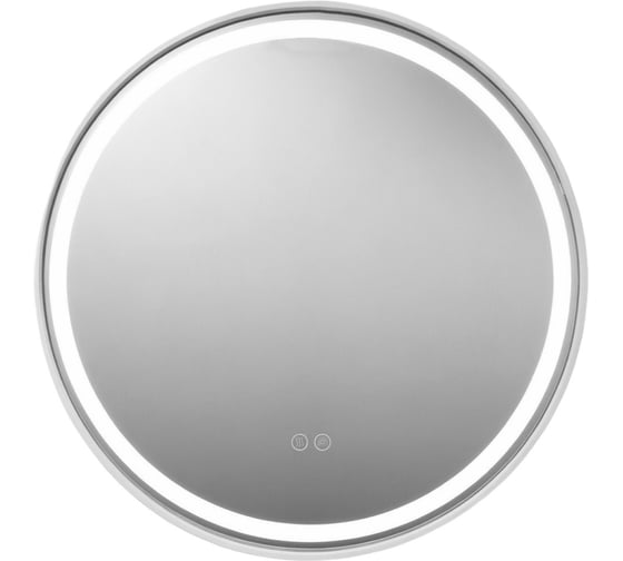 Зеркало круглое Azario Брэд 600*30 c LED диммером, подогревом, сенсорный выключатель, матовый белый 2700k-4000k-6500k (9Вт) АZ-LED012425 00104067