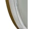 Зеркало круглое Azario Грей 600*50 c LED диммером, подогревом, сенсорный выключатель, матовый золотой 2700k-4000k-6500k (16Вт) АZ-LED010225 00104045 4