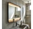 Зеркало прямоугольное Azario Дарья 1000х800 c LED диммером, подогревом, сенсорный выключатель,BT/FM, датчик темпе-ры, матовый черный 2700k-4000k-6500k (20В) 00104492 7
