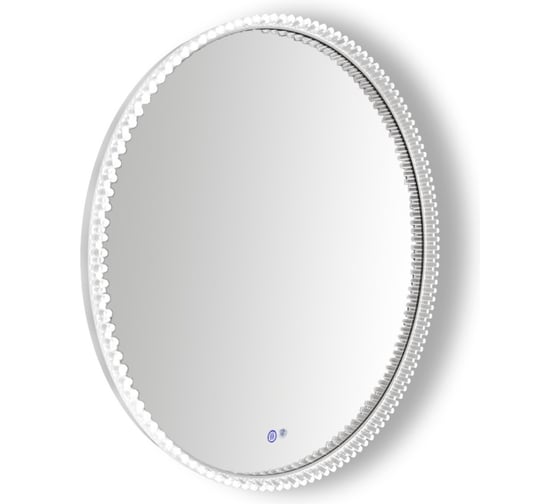 Зеркало круглое Azario Лайвли 800х50 c LED диммером, подогревом, сенсорный выключатель, матовый белый 2700k-4000k-6500k (25Вт) АZ-LED012125 00104064