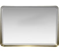 Зеркало прямоугольное Azario Энтони 1000х700х10 c LED диммером, подогревом, сенсорный выключатель, матовый золотой 2700k-4000k-6500k (28Вт) АZ-LED012925 00104072