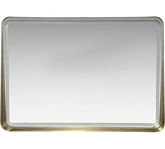 Зеркало прямоугольное Azario Энтони 1000х700х10 c LED диммером, подогревом, сенсорный выключатель, матовый золотой 2700k-4000k-6500k (28Вт) АZ-LED012925 00104072