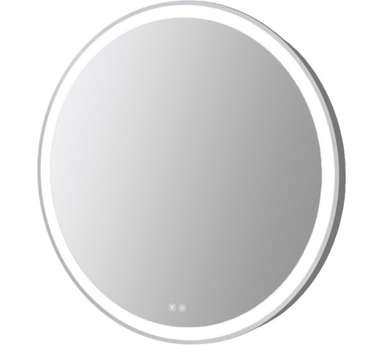 Зеркало круглое Azario Юлия 800х30 c LED диммером, подогревом, сенсорный выключатель, матовый серый 2700k-4000k-6500k (23Вт) АZ-LED013225 00104488