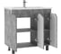Тумба под умывальник Домино РИВО 80 (Rivo) Вектор (Vector) св бетон без ящика DV6618T 4