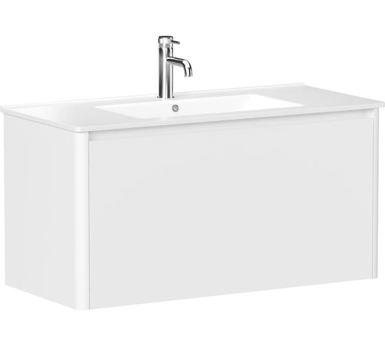 Тумба ALLEN BRAU 1.370014.WM GRAVITY 100, 1 ящ., белый матовый 00346170